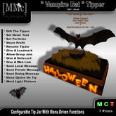 [MMc] "Halloween - Vampire Bat Edition" Tip Jar/Boxed