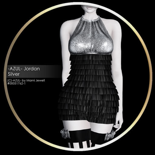 -AZUL- Jordan /Silver