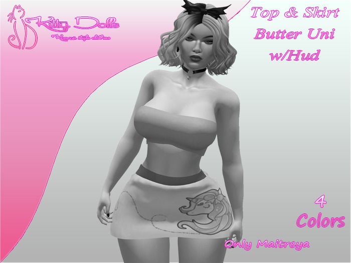 K.D Top/Skirt Butterfly Unicorn DEMO - Wear me/Touch me