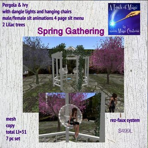 Spring Gathering set for 4-crate