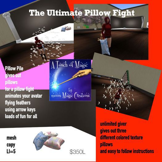 The ultimate Pillow Fight-crate