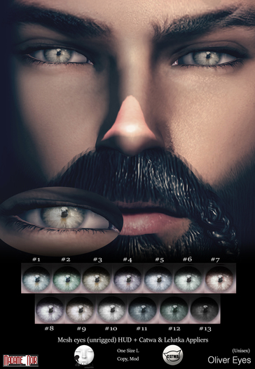 Oliver Eyes pack by Madame Noir