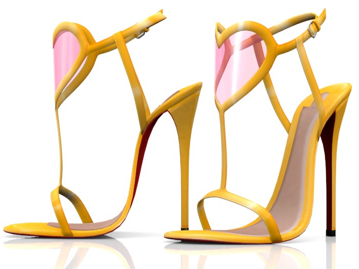 Garbaggio // Valentine Sandals - Yellow
