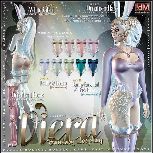 !dM Viera **LILAC** BunnyBoots (BOX #1B LARA)