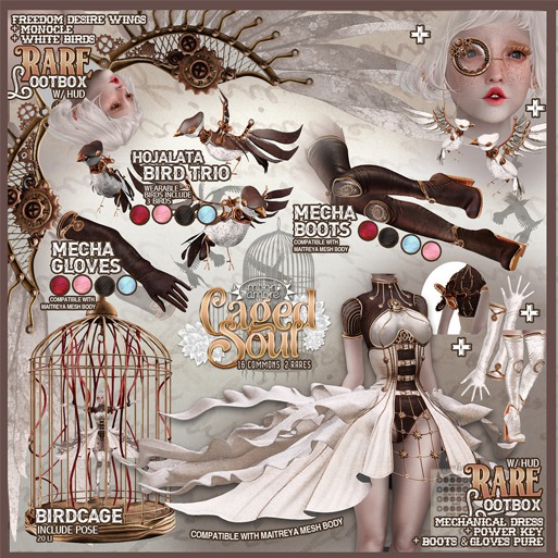 :MoonAmore: Caged soul /  MechaBoots (Rose)