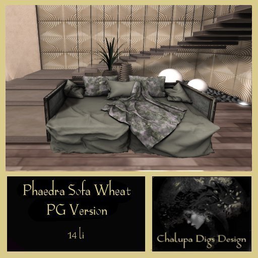 Phaedra Sofa PG Wheat