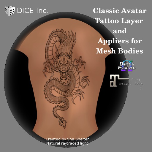 Dice Inc. Dragon Rage Tattoo