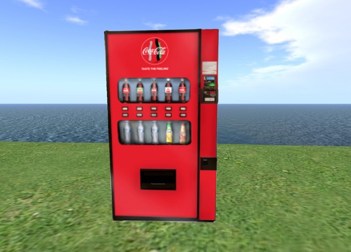 Soda Machine Red