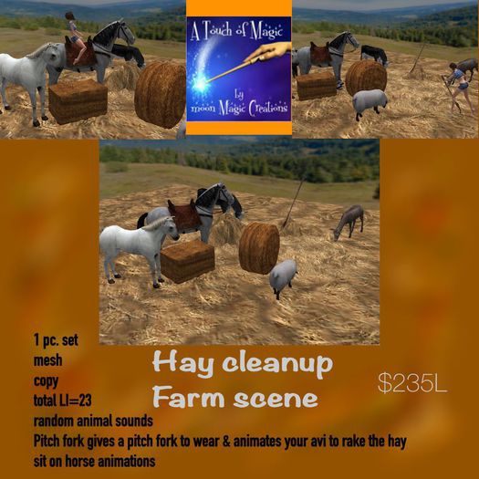 Hay Clean-up Farm scene-Crate