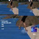 Test the waters animation water patch-Bag