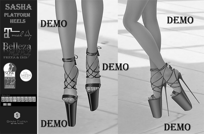 Smoke Fashion-Sasha Heels FP-Demo
