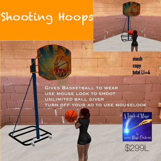 Shooting Hoops Basketball set-crate