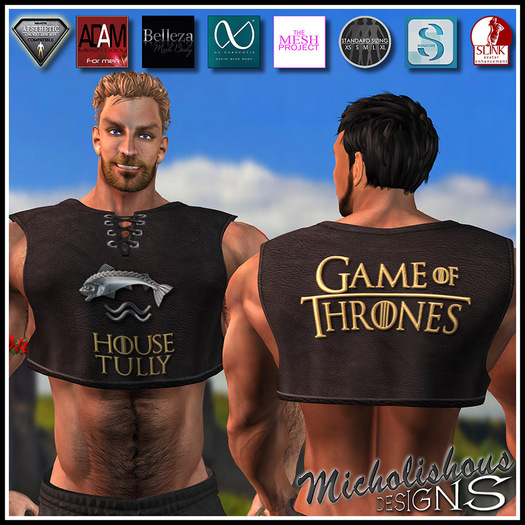 * Mikolishous Designs * AB Slvlss Crpd T-GOT-House Tully