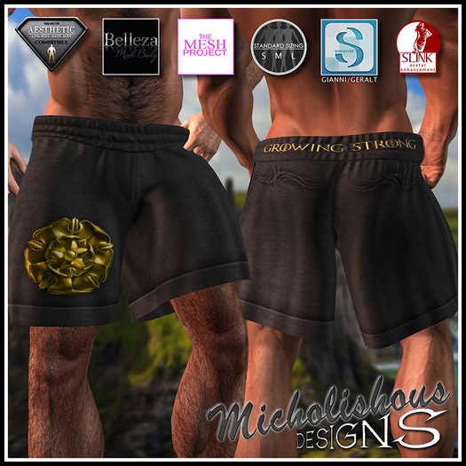 * Mikolishous Designs * AB GymTrunks-GOT-Tyrell