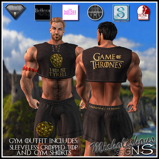 * Mikolishous Designs * AB Gym Outfit-GOT-House Tyrell