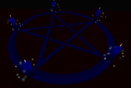 Second Life Marketplace - blue pentagram
