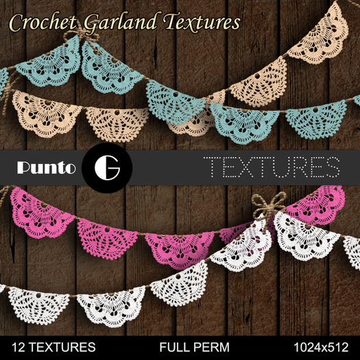 Crochet Garland Textures