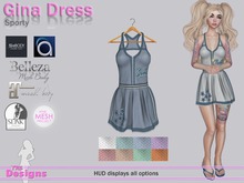 Gina Dress With Hud Sporty