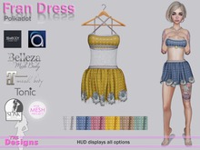 Fran Dress With Hud Polkadot