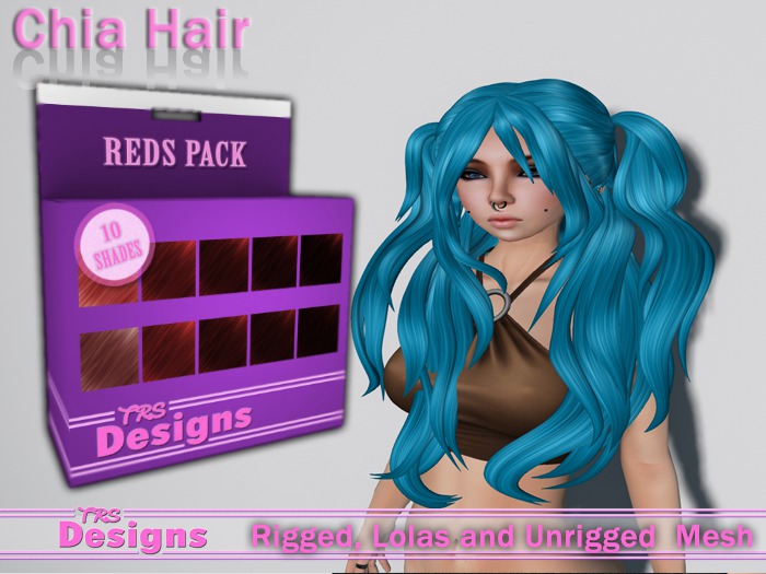Chia Hair With Hud Reds