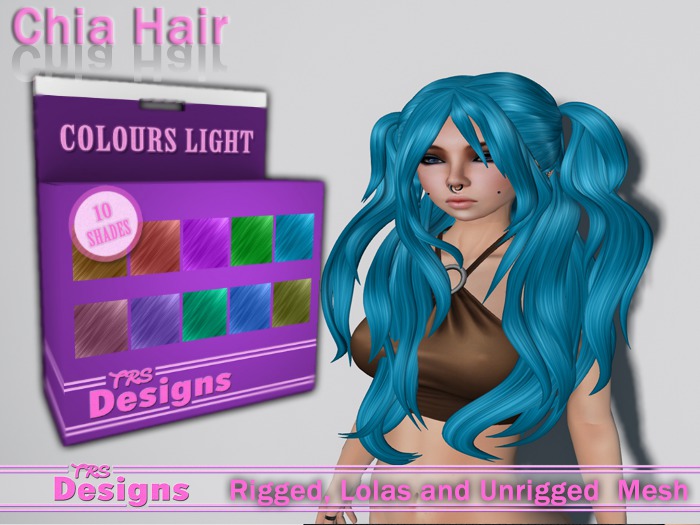 Chia Hair With Hud Colours Light