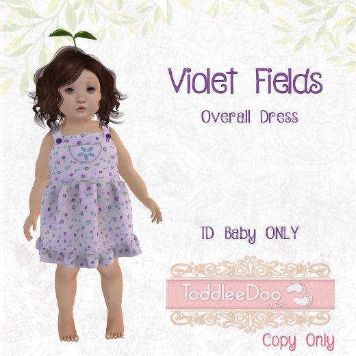 TPT - Violet Fields Overall dress - TD Baby