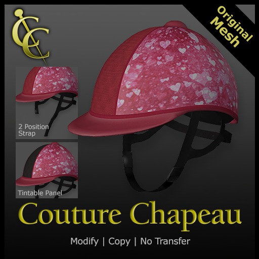 CC Equestrian Riding Helmet {Pink Hearts}