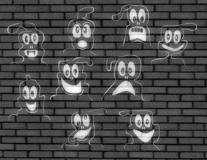 ghost textures halloween