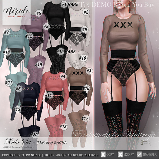 ~Nerido~ Xela(Maitreya) RARE SET