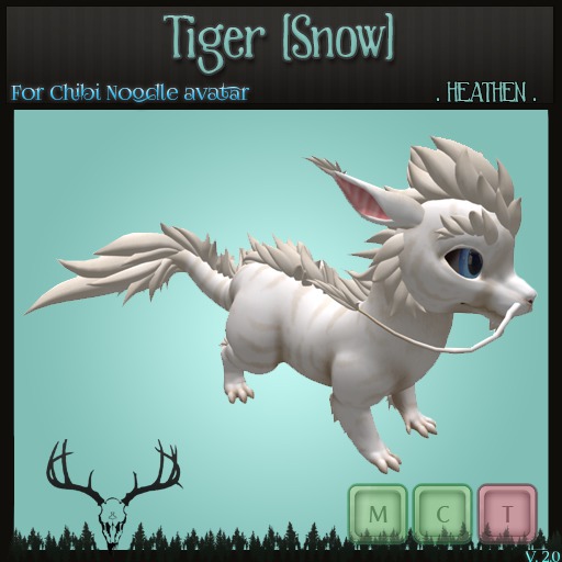 [-. HEATHEN .-] - Chibi Noodle - Tiger[Snow]
