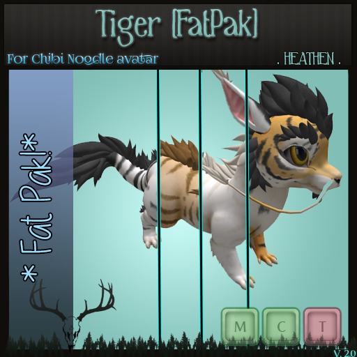 [-. HEATHEN .-] - Chibi Noodle - Tiger[FatPak]