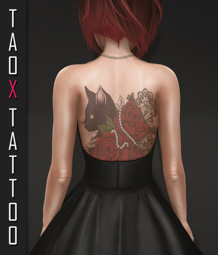 TAOX TaTToo Back Lace Roses VG