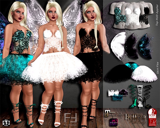 LOOK PACK 63 (Fairy) - Top Applier,Shoes,Skirt,Wing,Crown