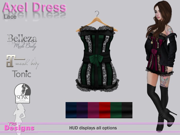 Axel Dress With Hud Lace