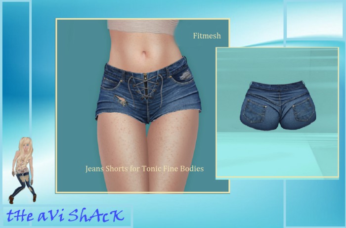 FITMESH JEANS SHORTS FOR TONIC FINE BODIES !