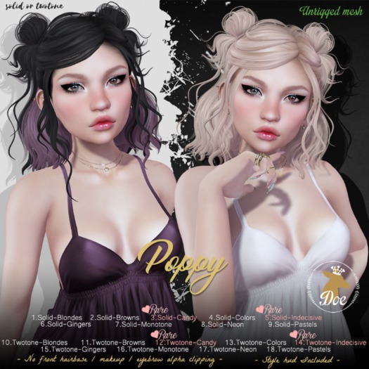 8.Doe: Poppy (solid) - Neon