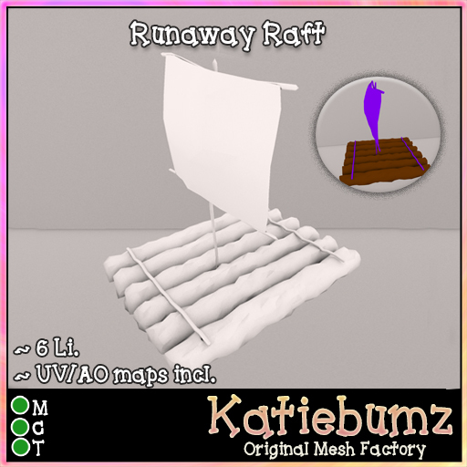~Katiebumz~ Runaway Raft (wear to unpack)
