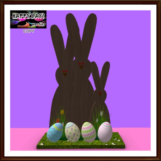Easter - Bunny Family - Brown