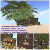 S*R.store mesh Ruins with Buddha statue