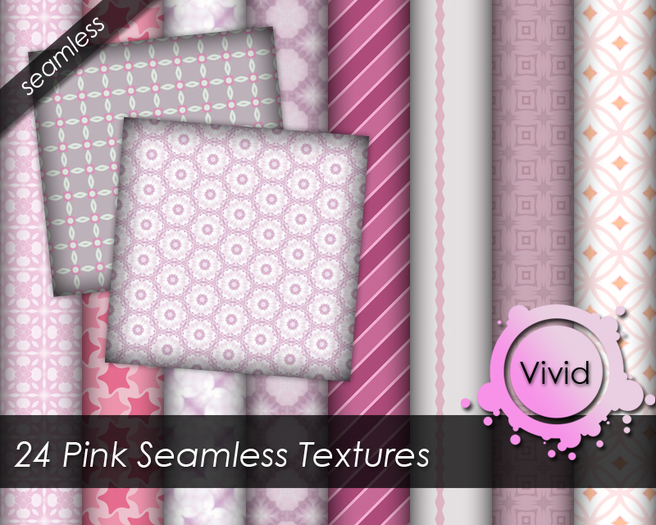 vivid - pink seamless textures