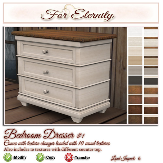 *VRD* Bedroom Dresser #1 (rez me)
