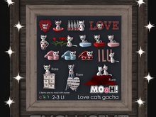 MOoH! Heart cushion cat pink 2LI