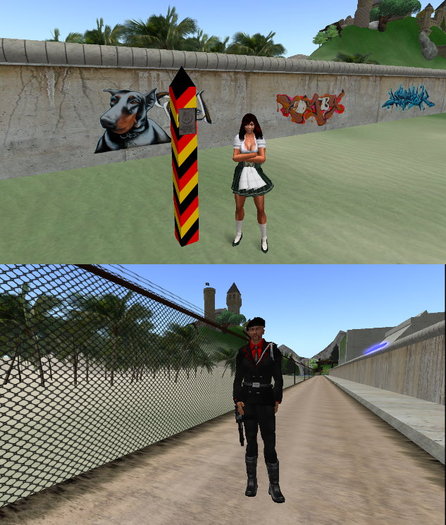 East German Border Wall 