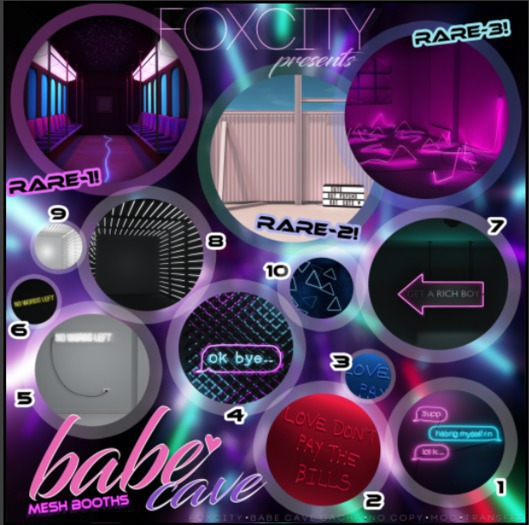 FOXCITY. Babe Cave Gacha - Underground RARE