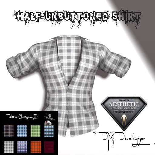 .::DM::. Half-Unbuttoned Shirt - Niramyth Compatible FATPACK