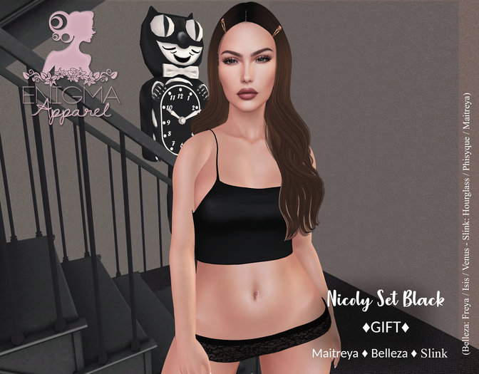 [EN] Nicoly Set - Black