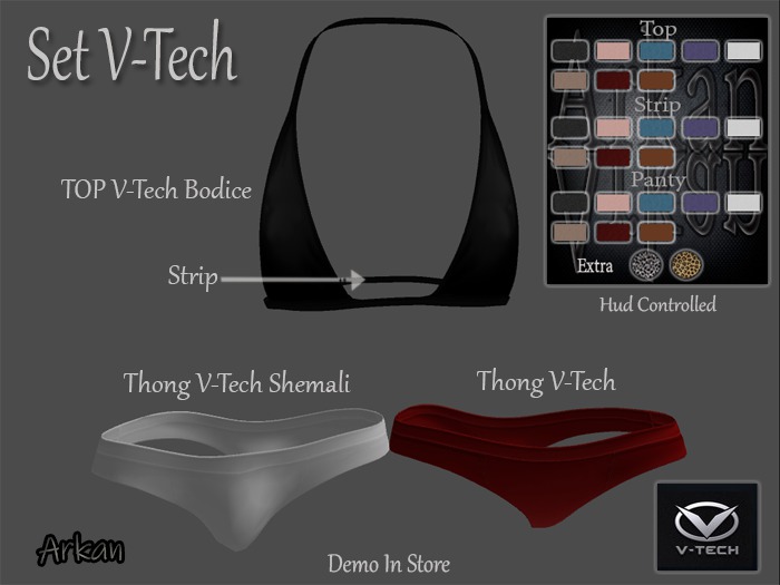 .::Arkan::. Set V-Tech Top/Panty