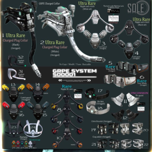 Common 29 :::SOLE::: GRPE - Harness CM (Wt) (Unrig)