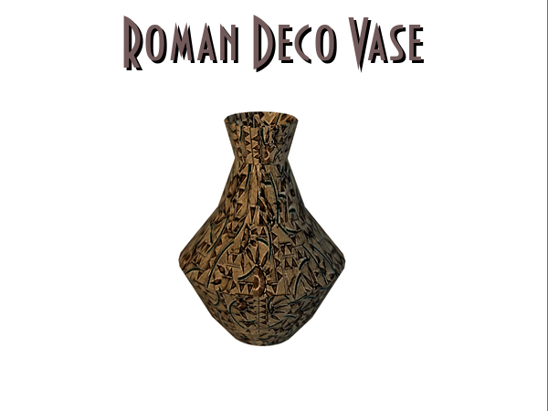 [P&F] Roman Deco Vase