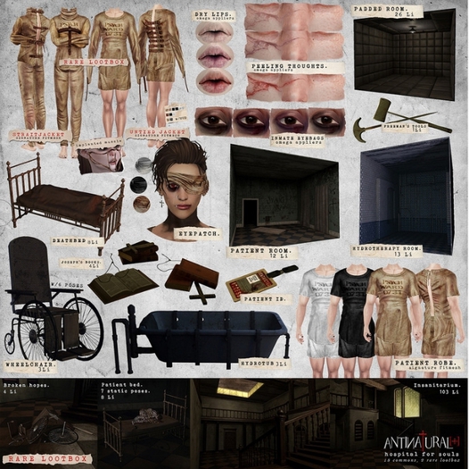 GACHA - ANTINATURAL[+] Hospital for Souls / Patient Robe MAITREYA WHITE
